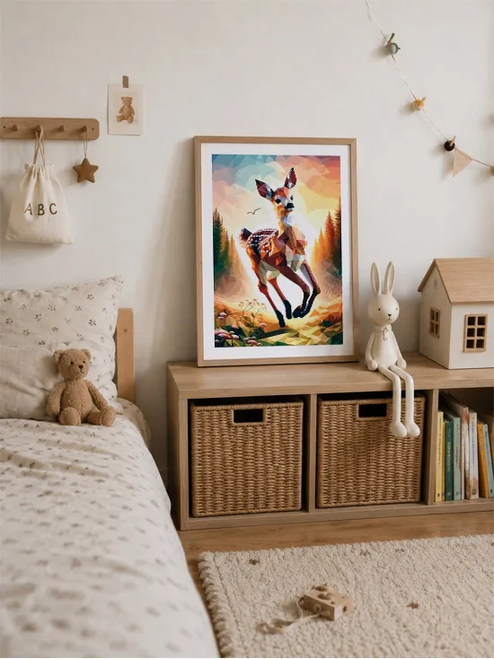 Affiche Faon à l'aube – Image 2
