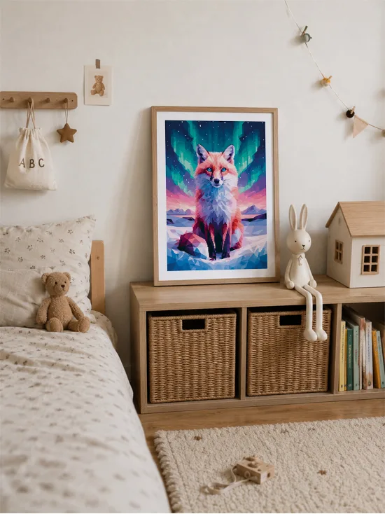 Affiche Renard et Lumières Boréales – Image 6