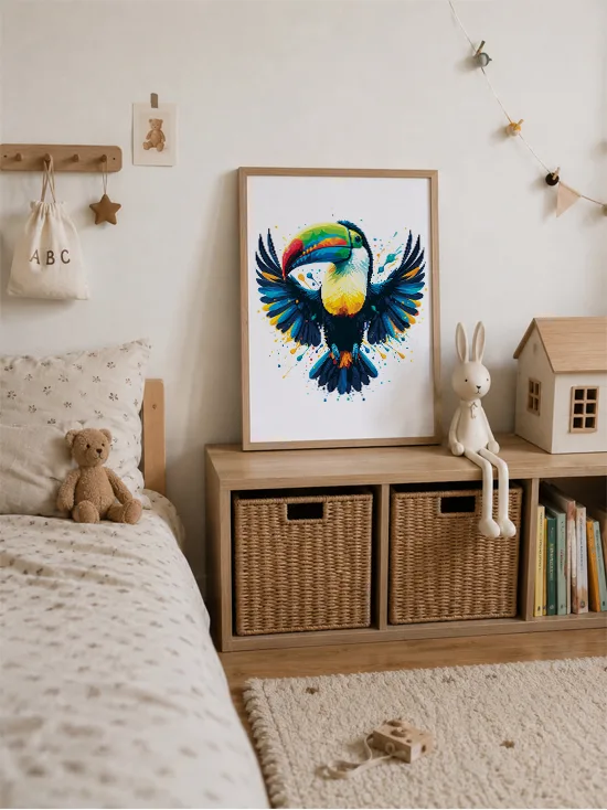 Affiche Toucan aux couleurs vives – Image 3