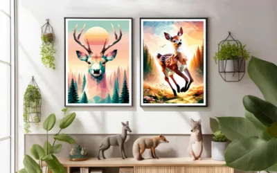 Décoration animaux de la forêt