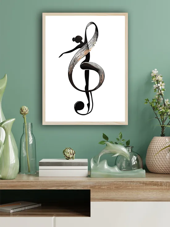 Affiche Danseuse Clé de Sol – Image 7