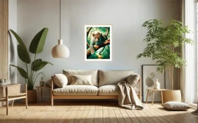 Déco salon nature