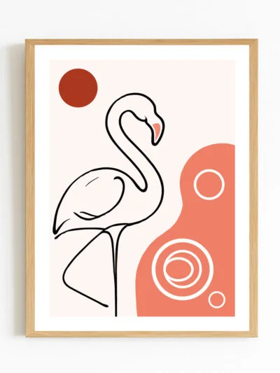 affiche-flamant-rose