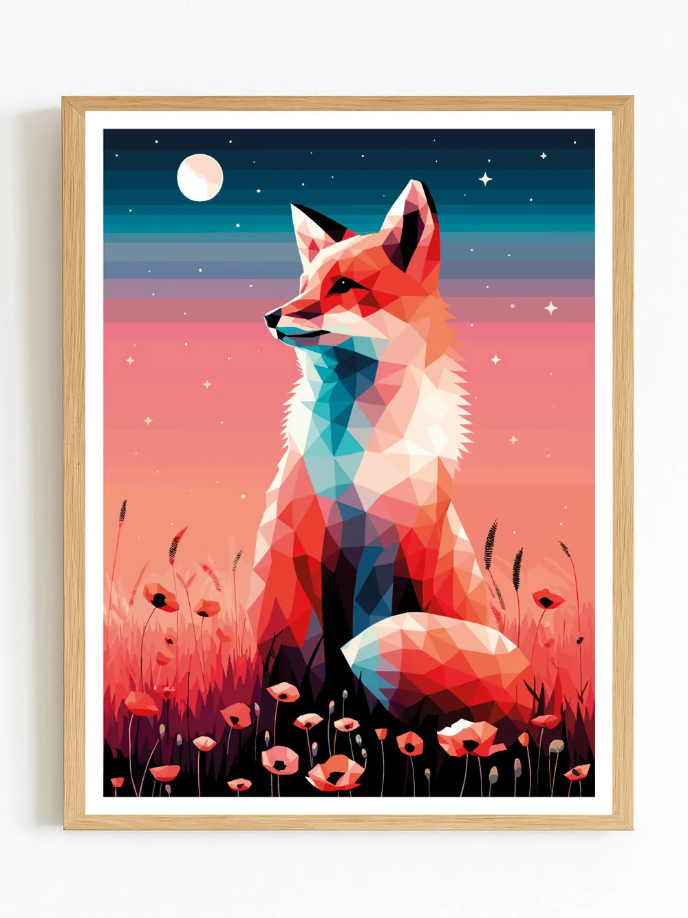 Affiche renard - poster renard roux décoration nature